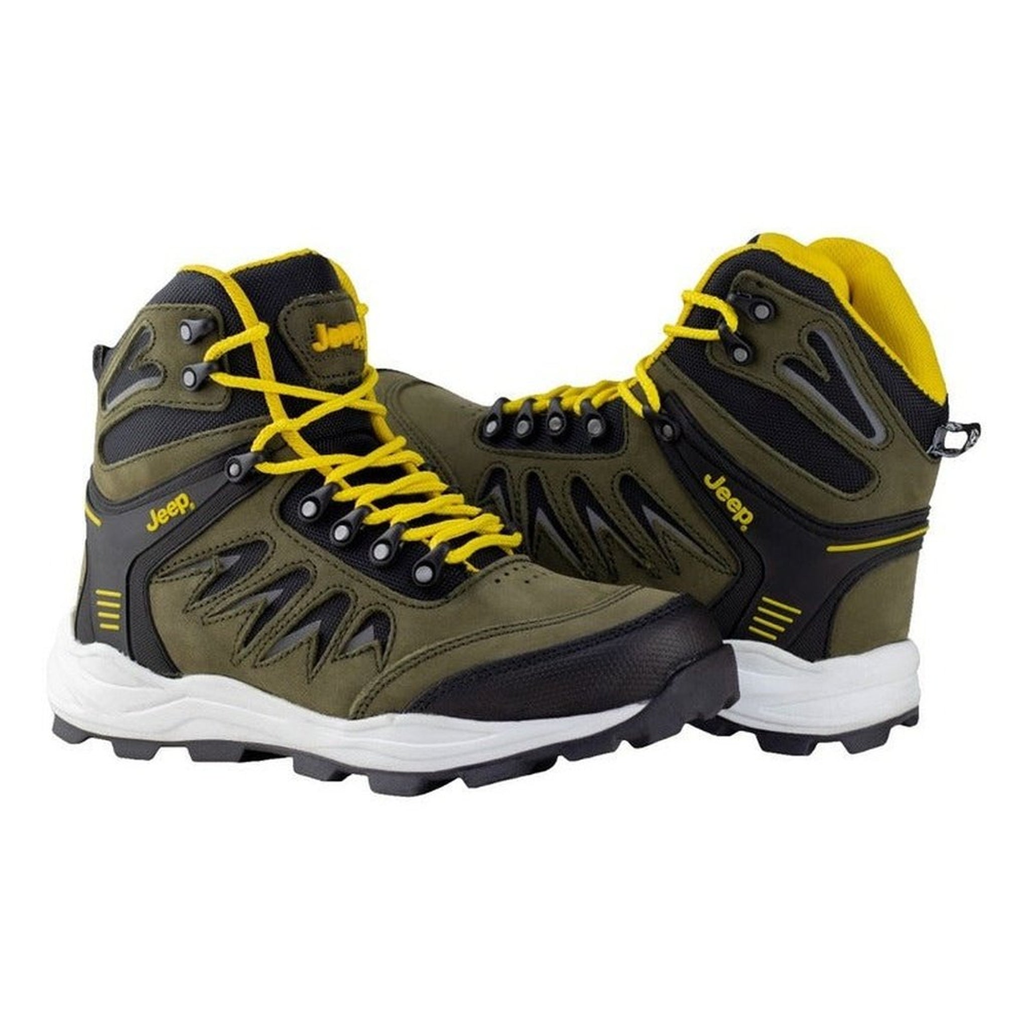 Botas Urbanas Jeep Outdoor Aventura Hombre 701 Nobuck Verde~