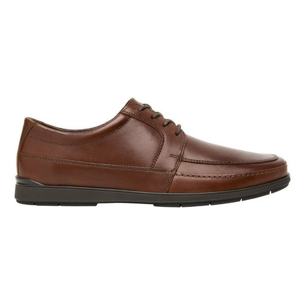 Zapato Oxford Clasico Hombre Semivestir Flexi 413702 Cognac