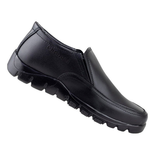 Zapato Escolar Juvenile Tipo Mocasin Chabelo C160-a Negro