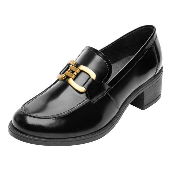 Flexi Mocasín Semivestir Hebilla Mujer Estilo 119502 Negro