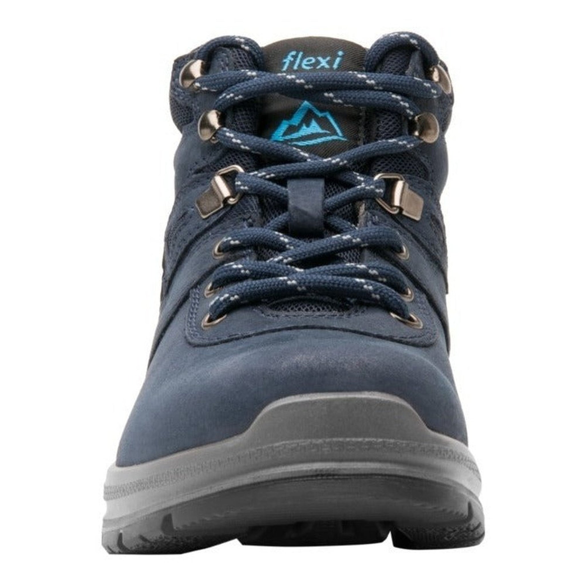 Botines Flexi Country Para Mujer Outdoor 116804 Azul Gamuza