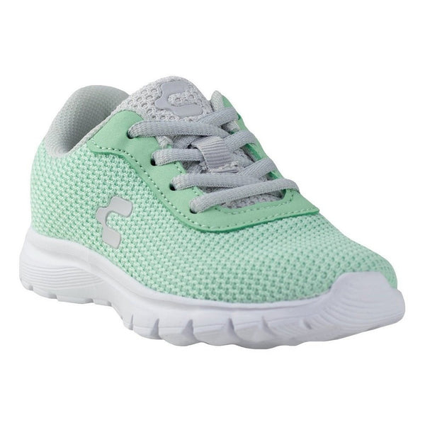 Tenis De Niña Sport Running Charly Kids 1079279 Menta Gris