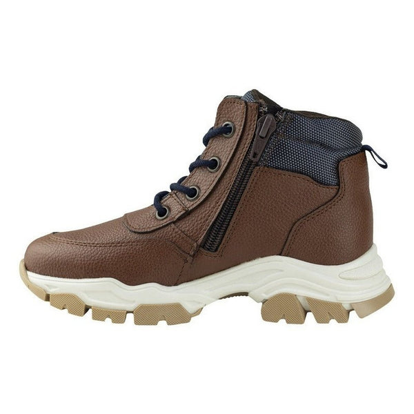 Botin Niño Chabelo Urbanos Outdoor C384-f Nuez Suela Gruesa