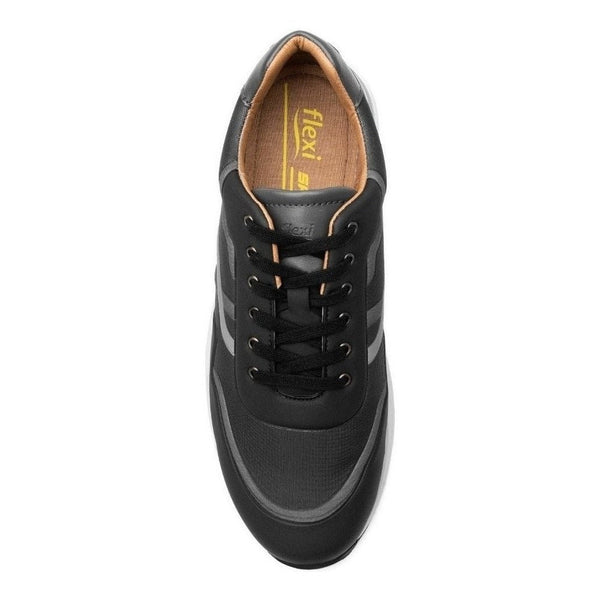 Tenis Para Hombre Urbanos Acolchado 406901 Negro Origin~