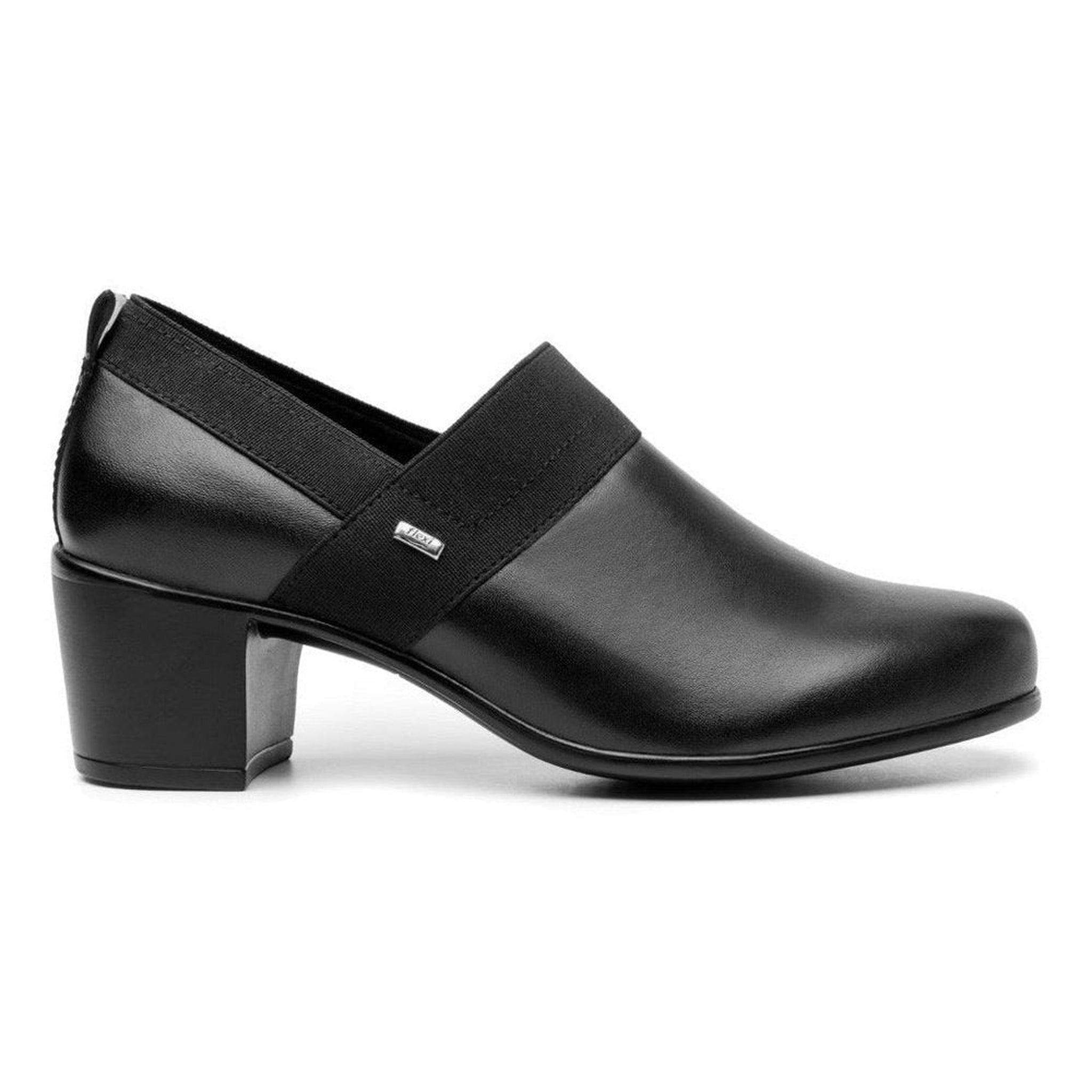 Zapato De Tacon Moderno De Mujer Flexi 110402 Negro Original