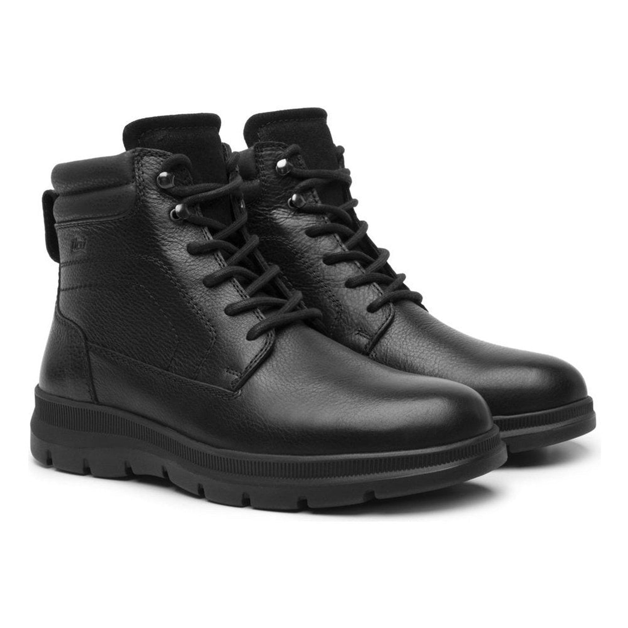 Botines Outdoors Flexi Para Hombre 416101 Negro Piel Granead