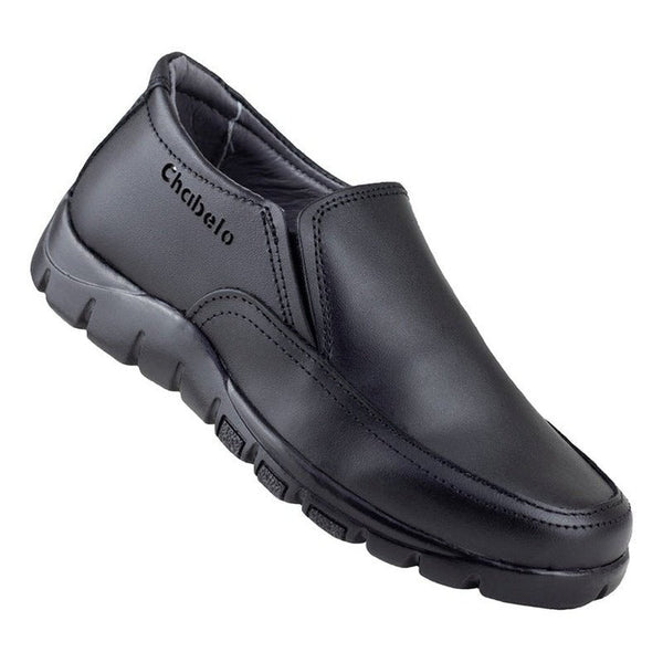 Zapato Escolar Juvenile Tipo Mocasin Chabelo C160-a Negro