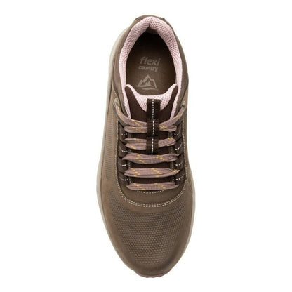 Tenis Sneaker Outdoor Urbano Mujer Flexi Country 118702 Taupe