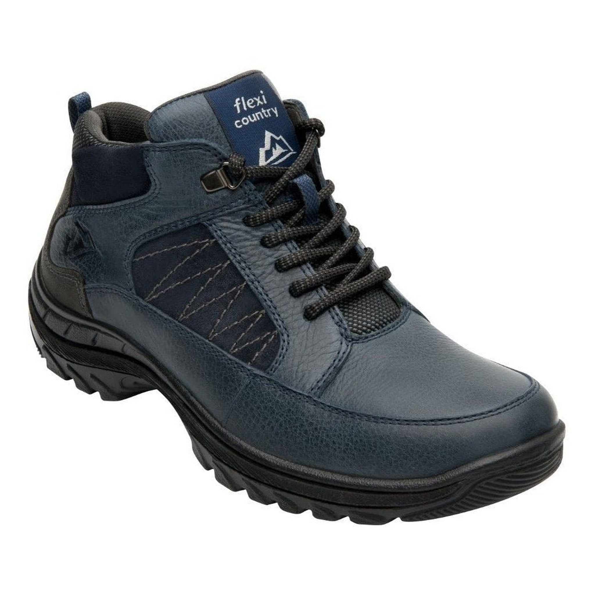 Botines Hombre Flexi Country Outdoor 66518 Azul Piel Origina
