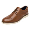 Zapato Derby De Vestir Para Hombre Flexi 409405 Tan Livianos