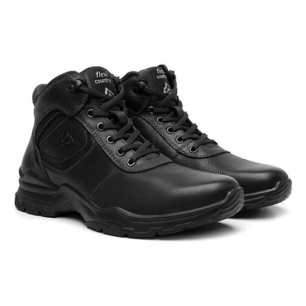 Botines Outdoors Para Hombre Flexi Confort 77817 Negro Moda