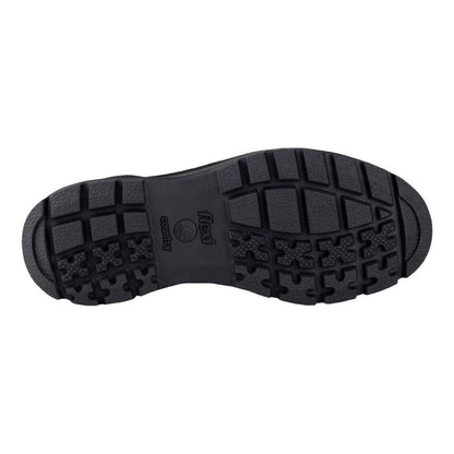 Botínes Para Hombre Flexi Country Graneada 406005 Negro Piel