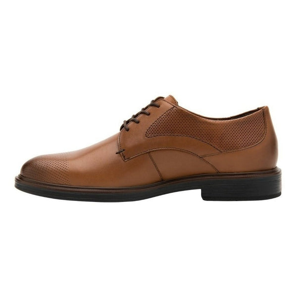 Zapato Hombre Derby Flexi De Vestir 400111 Tan Piel Original