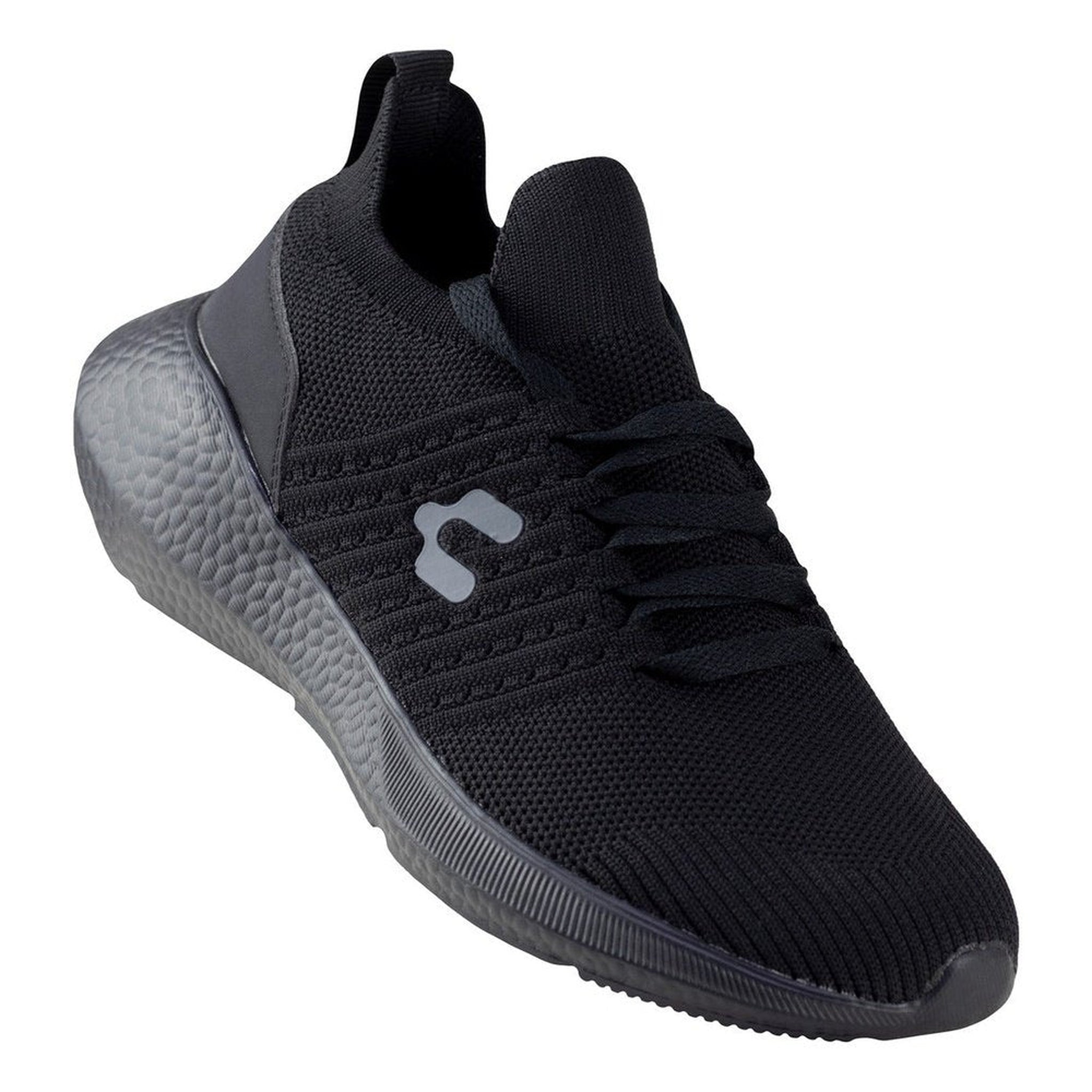 Tenis Negro Running Charly Tejido Sport 1086450 Negro Comodo