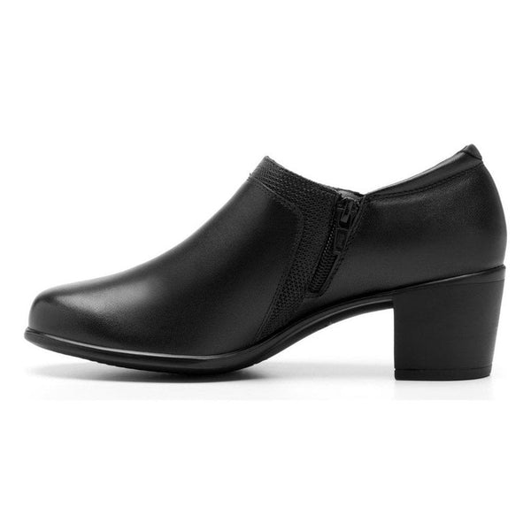 Zapato De Tacon Mujer Flexi Semi Vestir 110413 Negro Cierre