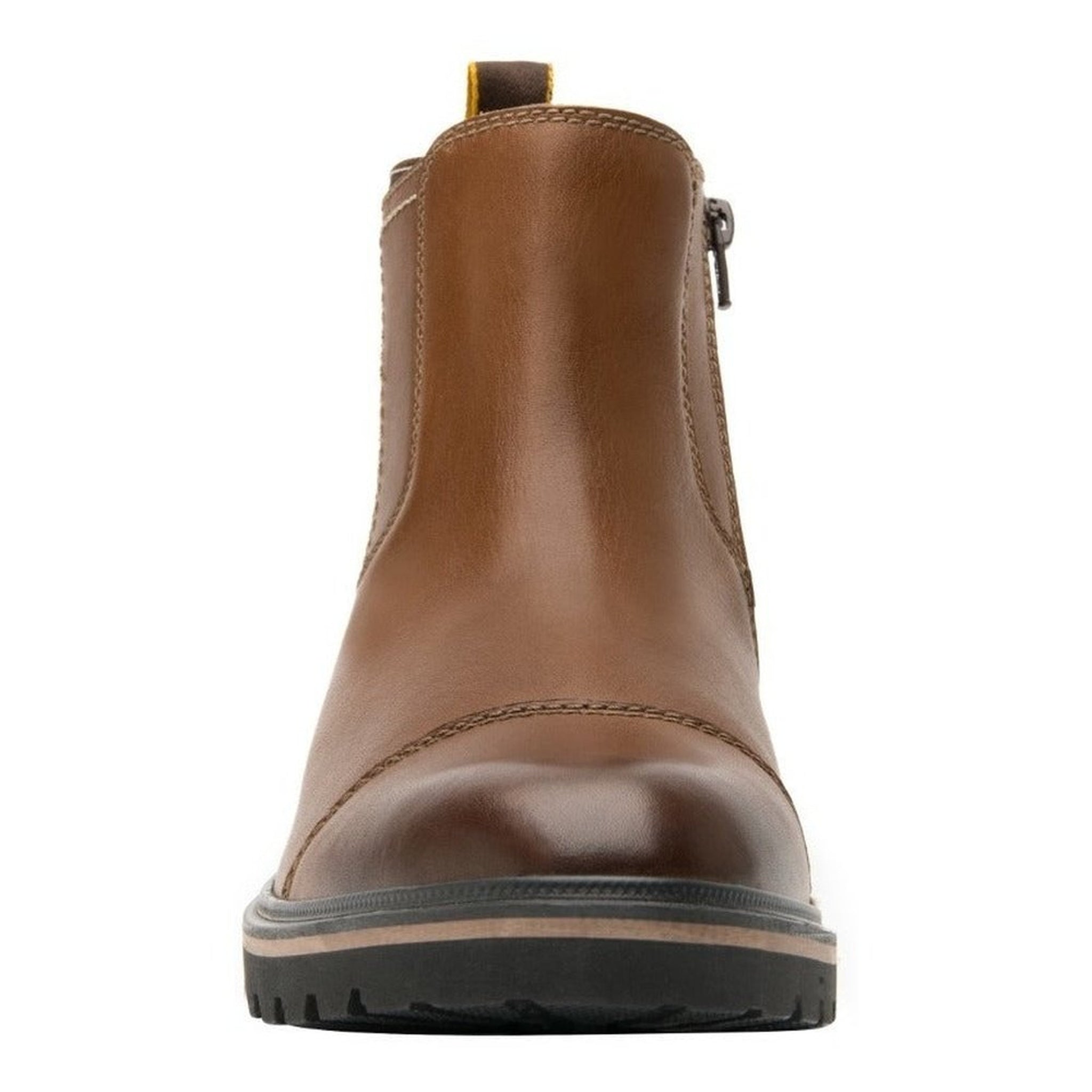 Botines Para Hombre Flexi Casual 411202 Tan Cierre Original~