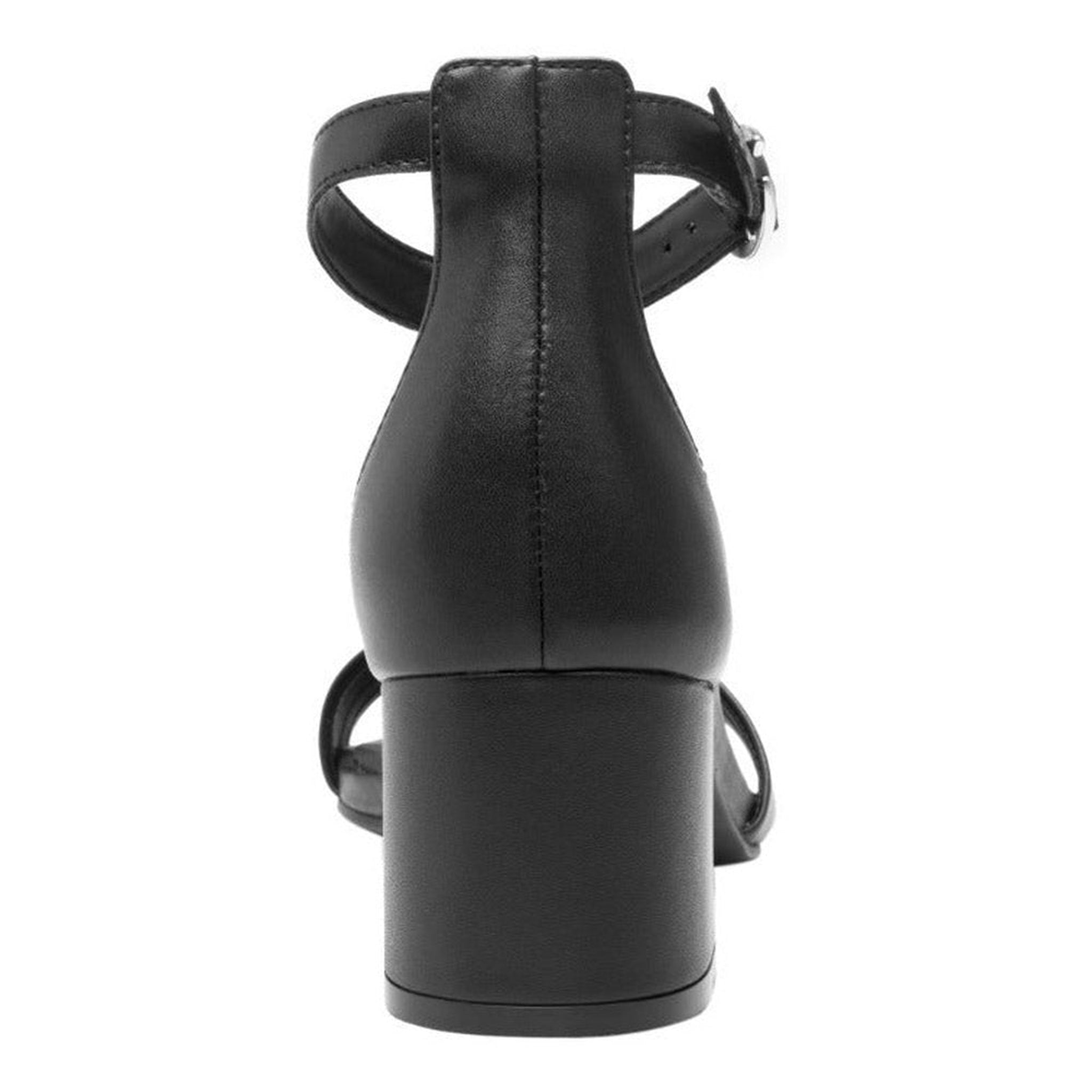 Sandalia Casual De Tacón Mujer Flexi 106411 Negro Mate Moda