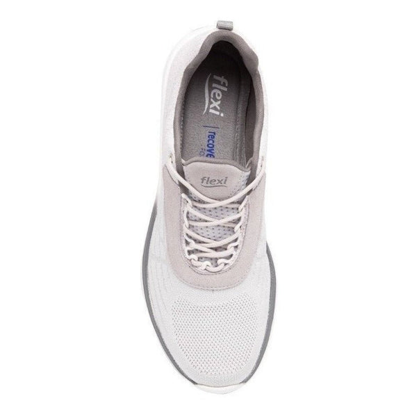 Tenis Mujer Flexi Extra Ligero Tejido 105202 Gris Original