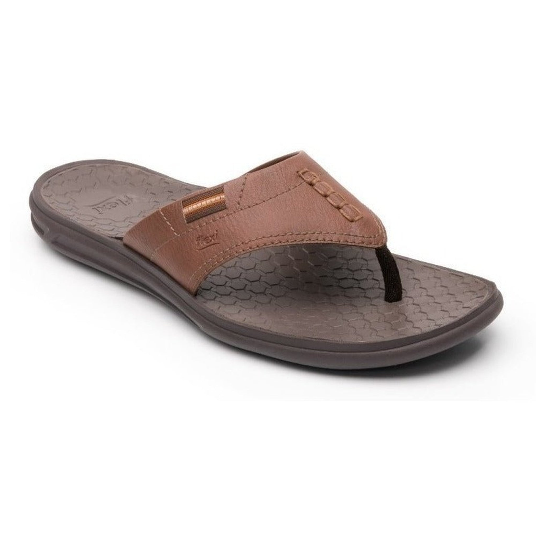 Sandalias Flexi Hombre Cómoda Casual 404101 Brandy Original