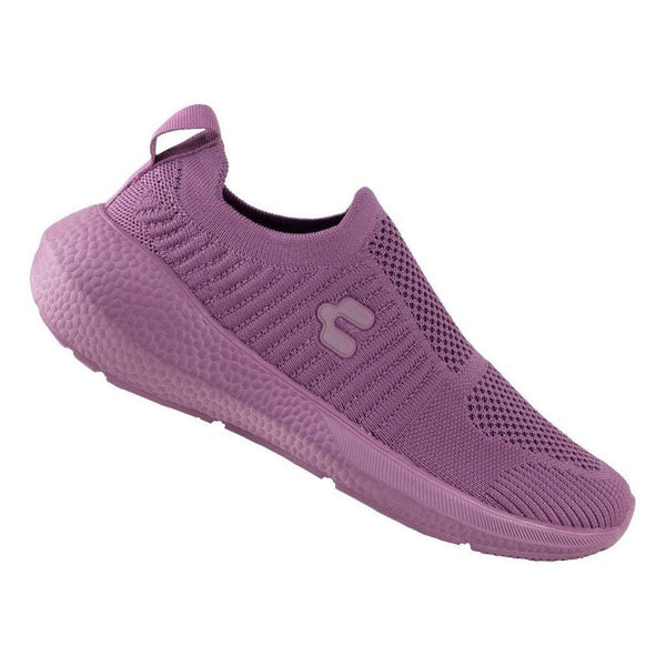 Tenis Rosa Mujer Tipo Calcetin Charly Clasicos 1059307 Rosa