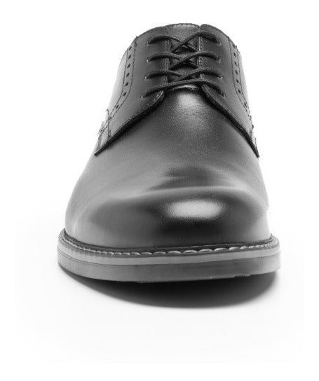 Flexi Zapato Derby Para Hombre 404601 Negro Originales