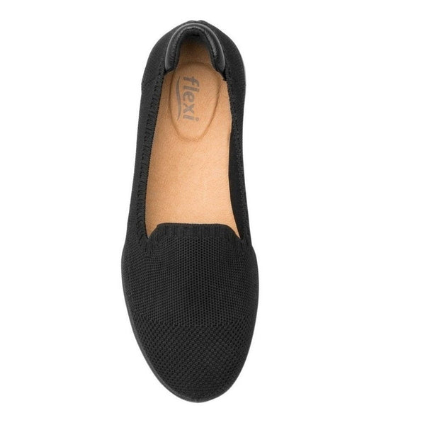 Zapatos Slip On Casual Para Mujer Flexi 106306 Negro Original