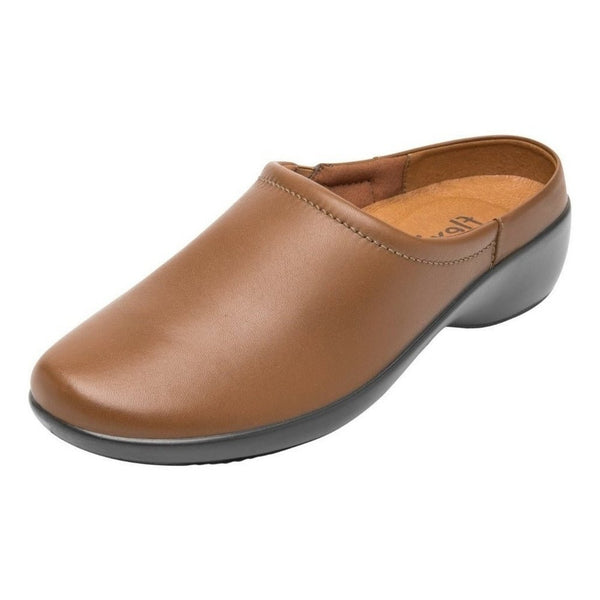 Zapato Flexi Zueco Para Mujer 51726 Tan Moderno Destalonado