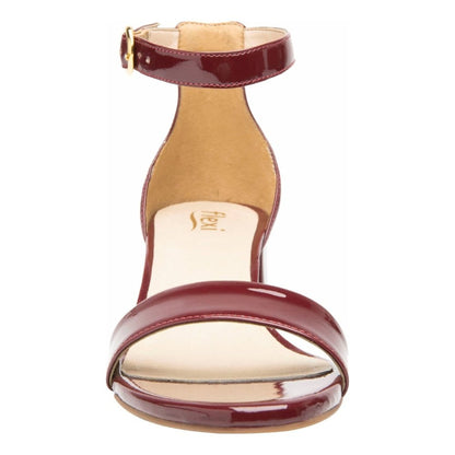 Sandalias Con Tacon Flexi Mujer 106411 Charol Cereza Moderna