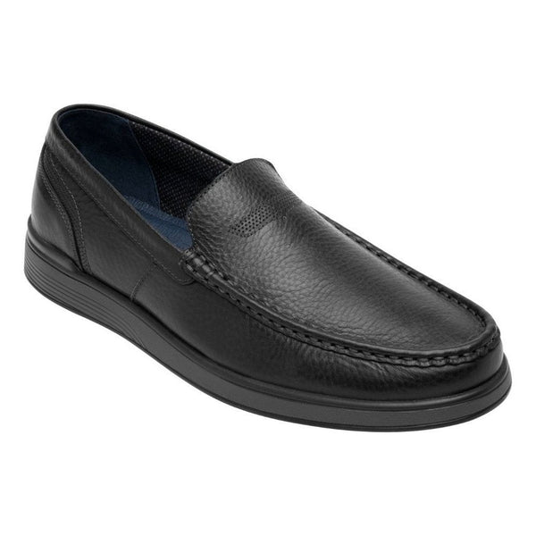 Mocasines Negros Hombre Slip On Flexi 413201 Clasico Ligero