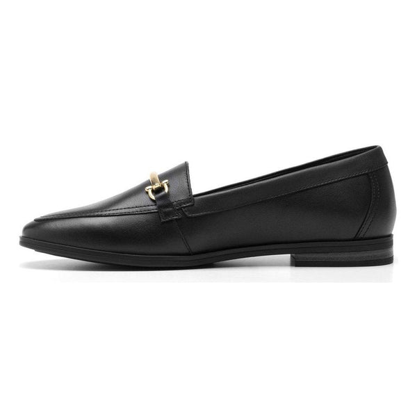 Flats Formal Para Mujer Flexi Piel 126602 Negro Slip On Moda