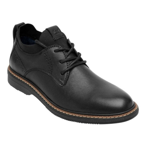 Zapato Derby Semi Vestir Flexi Hombre 412801 Negro Stretch