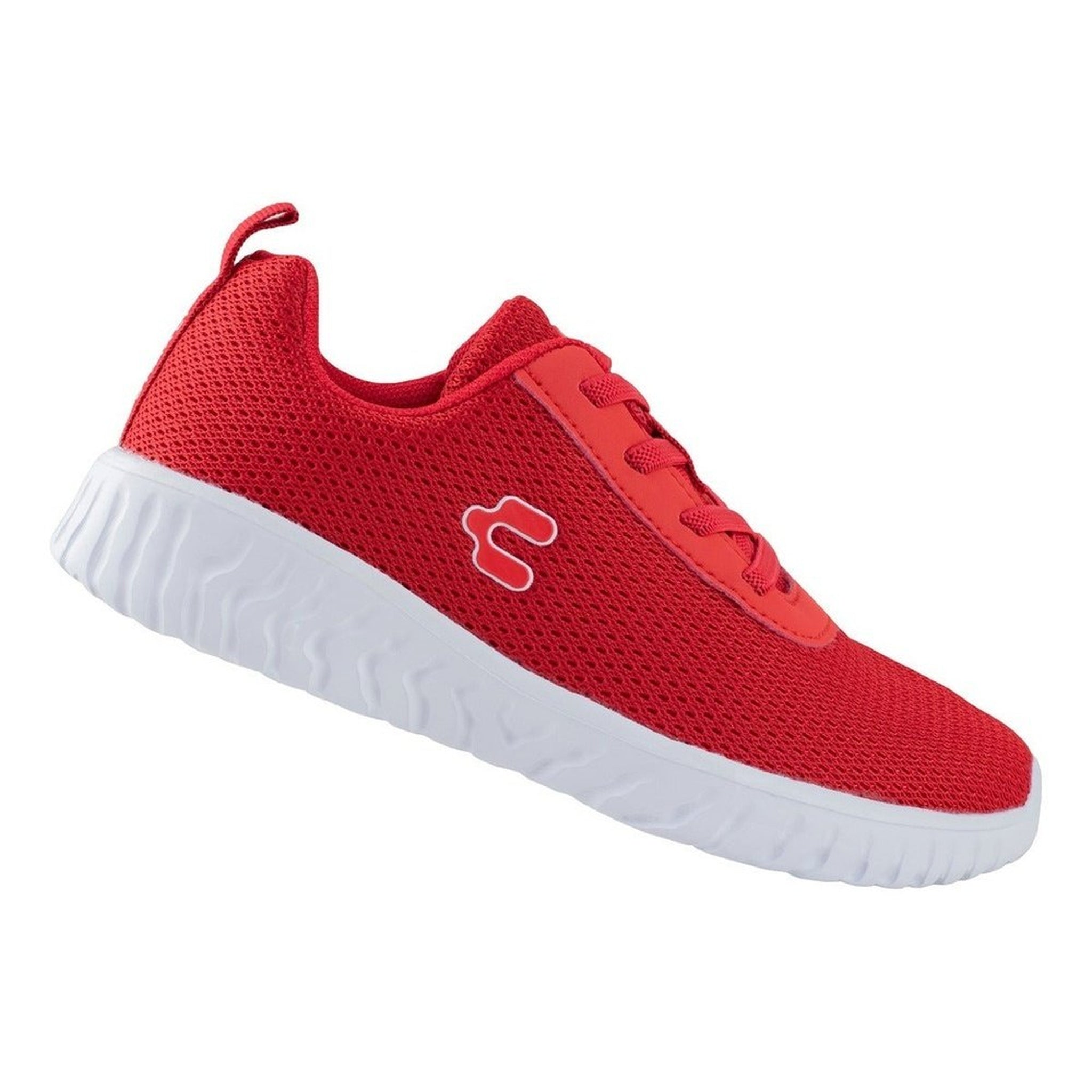 Tenis Rojo Para Niño Charly Kids Running Sport 1098314 Bco~