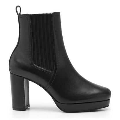 Botin De Tacon Para Mujer Flexi Cierre Lateral 118909 Negro
