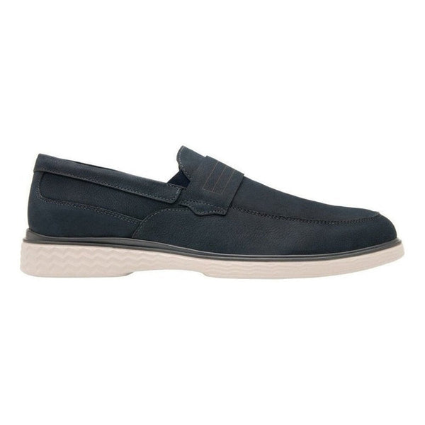 Mocasin Clasico Para Hombre Flexi 409403 Azul Piel Nobuck