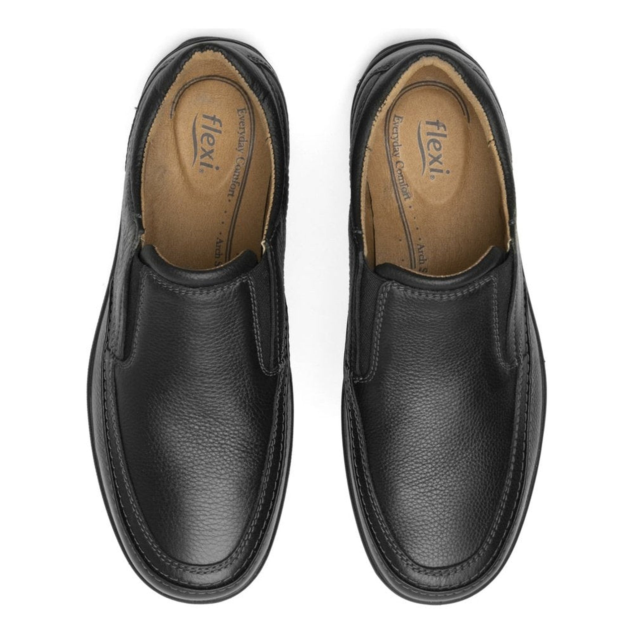Mocasines Flexi Negro Para Hombre Confort 415902 Originales