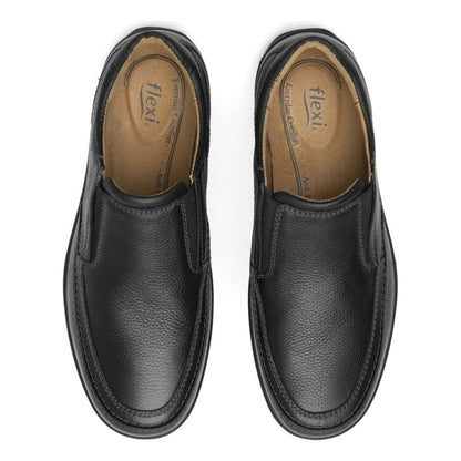 Mocasines Flexi Negro Para Hombre Confort 415902 Originales
