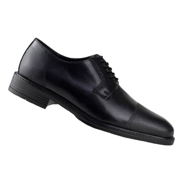 Zapato Negro De Vestir Oxford Piel 221 Negro Gino Cherruti~