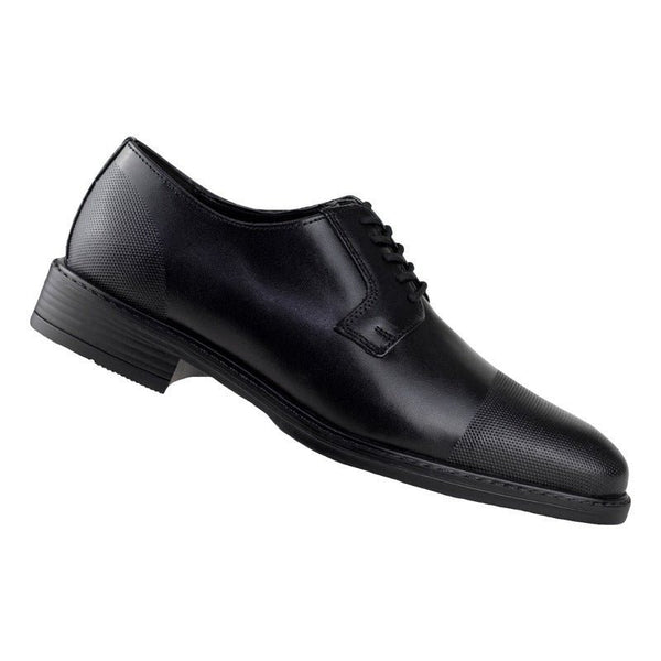 Zapato Negro De Vestir Oxford Piel 221 Negro Gino Cherruti~