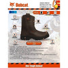 Bota Ropper Negro Bobcat Industrial Dielectrica Casco B1700