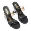 Sandalias Con Tacon Mujer Capa De Ozono Clasica 637803 Negro