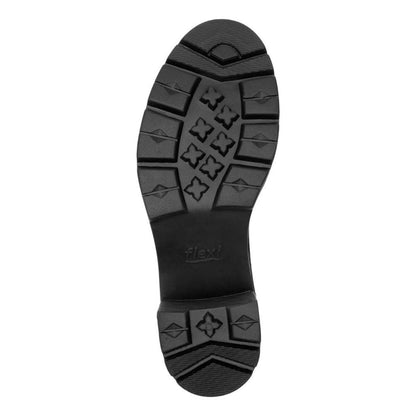 Botas Urbanas Con Tacon Mujer Flexi 119607 Negro Cierre Lat.