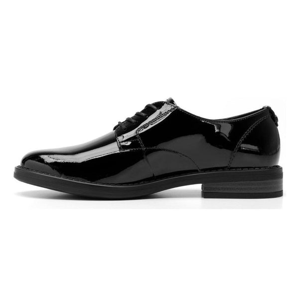 Zapato Escolar De Charol Flexi 126901 Negro Derby Original