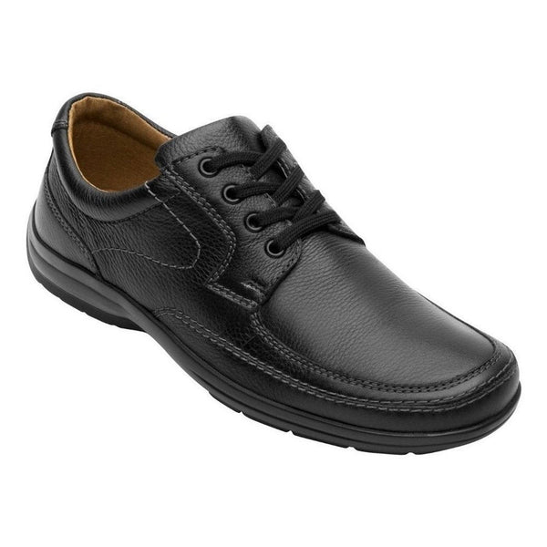 Zapato Derby De Hombre Flexi Clasico 71612 Negro Comfort