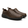 Mocasines Slip On De Hombre Flexi Clasicos 410606 Chocolate