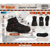 Botas Dielectricas Negro Bobcat Seguridad De Poliamida B1400